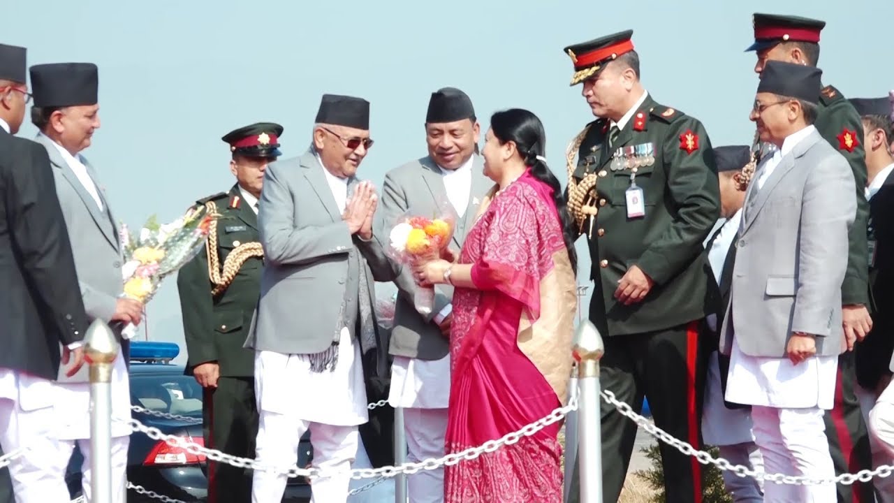 पोल्याण्डको भ्रमण सकेर राष्ट्रपति भण्डारी  स्वदेश फर्किइन्