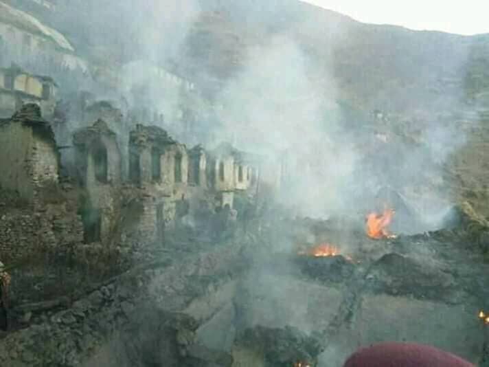 कर्णाली सरकारले कालीकोट आगलागी प्रभावितलाई प्रति घरधुरी २० हजार राहत दिने