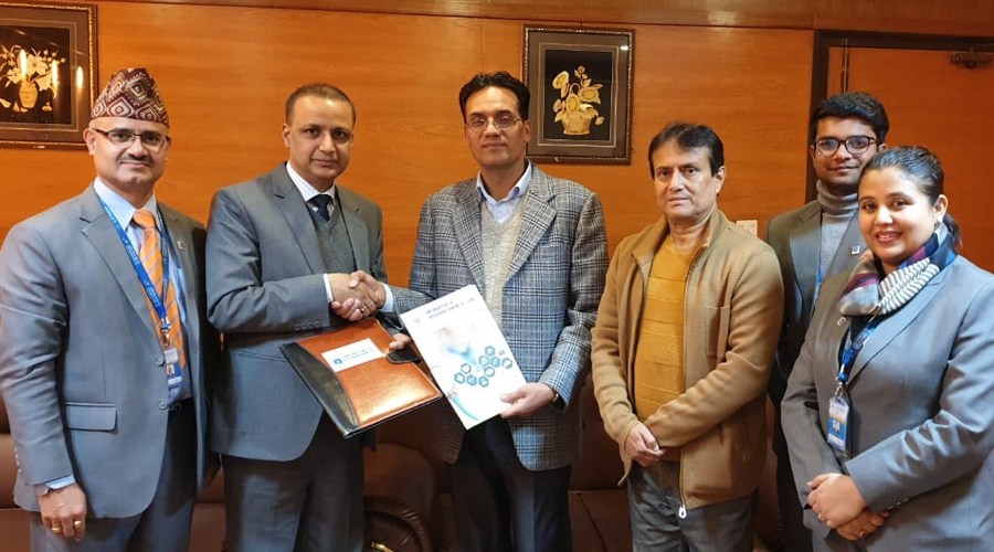 ज्योति विकास बैंक र ओम हस्पिटलबीच सम्झौता