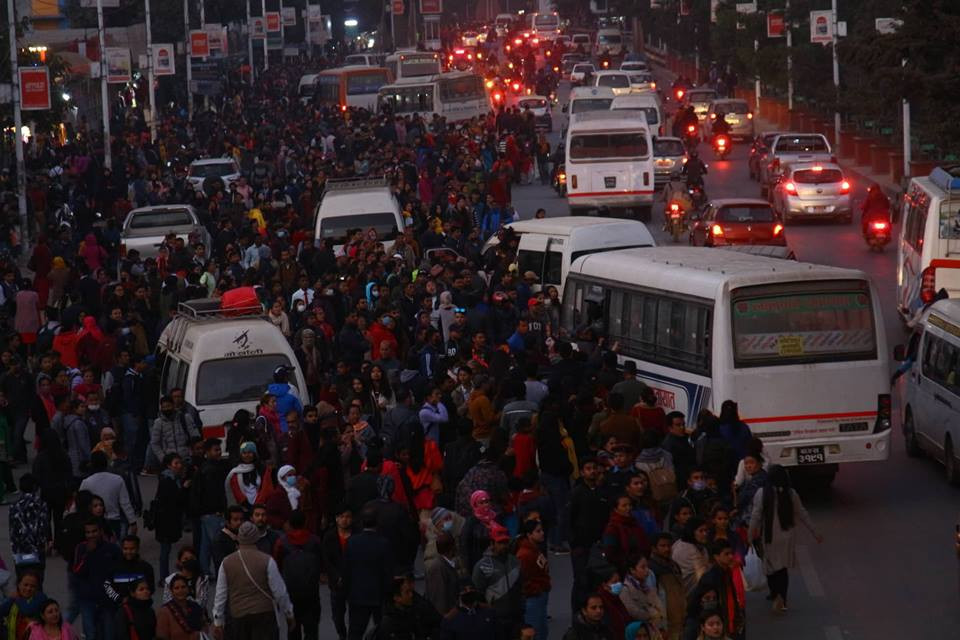 सार्वजनिक सवारीले आजदेखि टुँडिखेल आसपासमा यात्रु कुर्न नपाइने