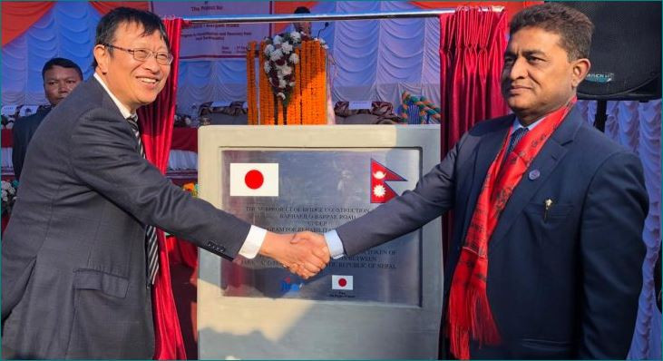जापानले बनाइदियो बारपाक जाने सडकमा पाँच पुल