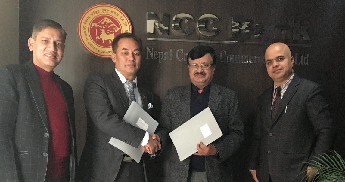 नेपाल क्रेडिट एण्ड कमर्श बैंक र सगरमाथा इन्स्योरेन्सबीच सम्झौता
