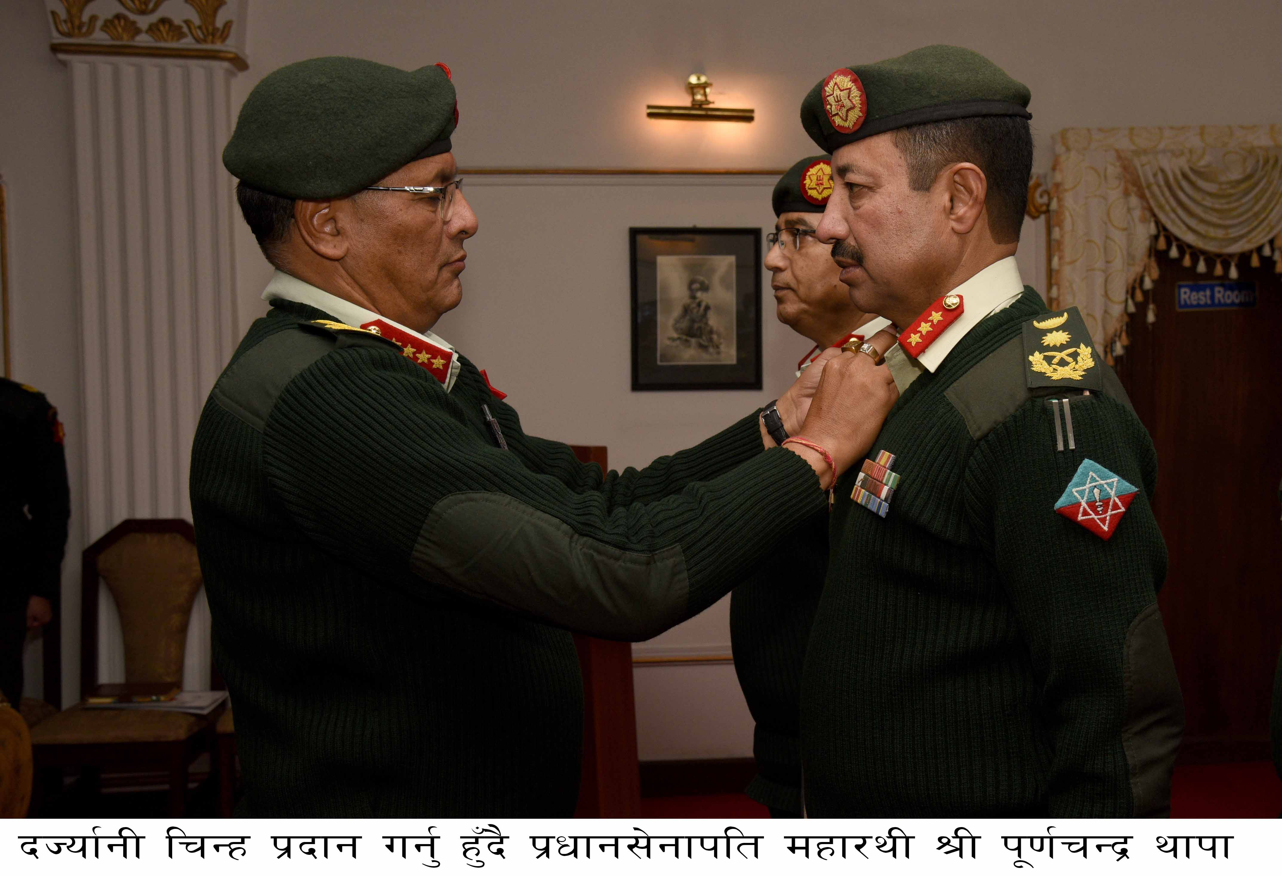 नेपाली सेनाको रथीमा शरदकुमार गिरी बढुवा