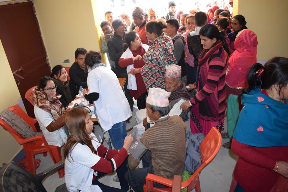 निःशुल्क स्वास्थ्य शिबिरबाट एक हजार बढी लाभाम्बित