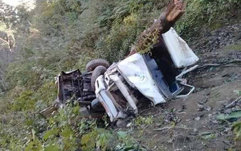 गुल्मीमा जीप दुर्घटना हुँदा दुई जनाको मृत्यु, दुई घाइते