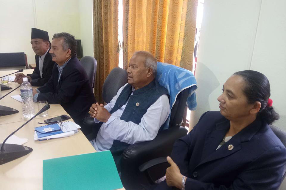 संसदीय सुनुवाई  विशेष समितिको बैठक फेरि स्थगित
