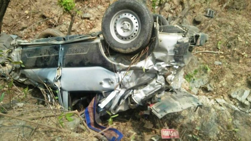 ओखलढुंगामा जीप दुर्घटना हुँदा सात जनाको मृत्यु