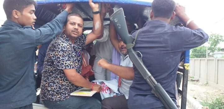नौ  पत्रकार प्रहरी नियन्त्रणमा