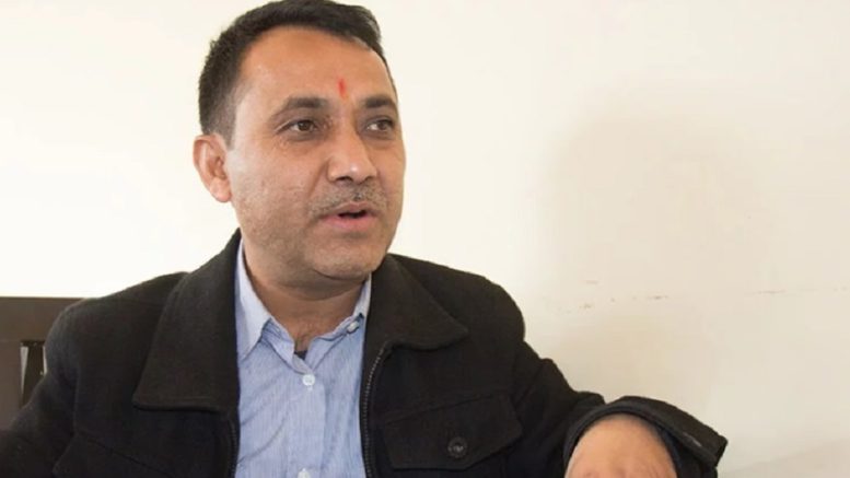 विश्वप्रकाश शर्माद्वारा काँग्रेस महामन्त्रीमा उम्मेदवारी घोषणा