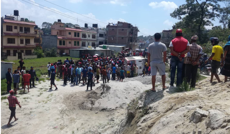 गोकर्णमा बस दुर्घटना  हुँदा एक जनाको मृत्यु