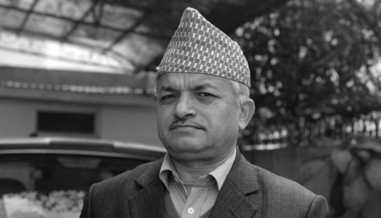 पूर्व शिक्षामन्त्री  डिआर पौडेलको निधन