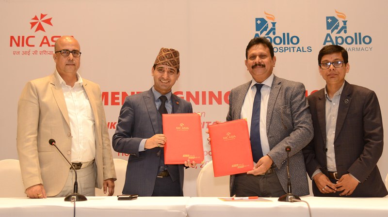 एनआईसी एशिया बैंकका ग्राहकलाई भारतको एपोलो हस्पिटलमा छुट