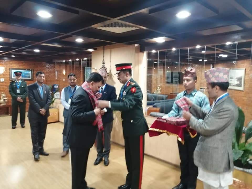 रक्षामन्त्री पोखरेल  चीन प्रस्थान