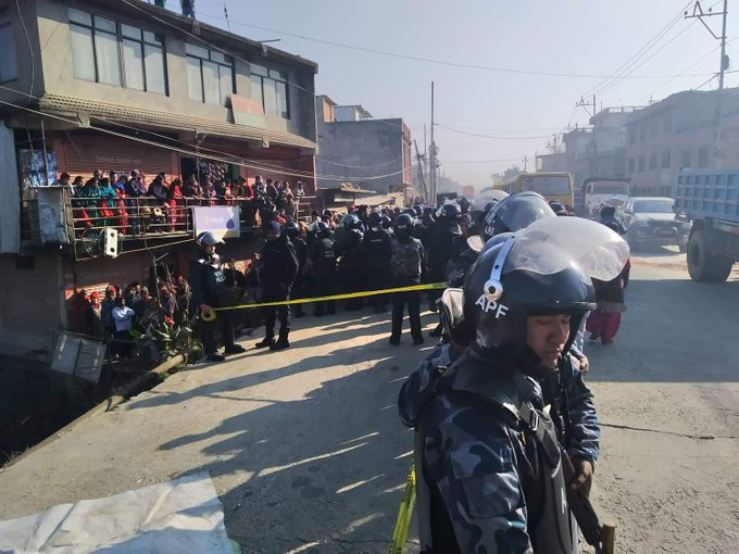 काठमाडौंको  गुर्जुधारामा ट्रकको ठक्करबाट एक जनाको मृत्यु