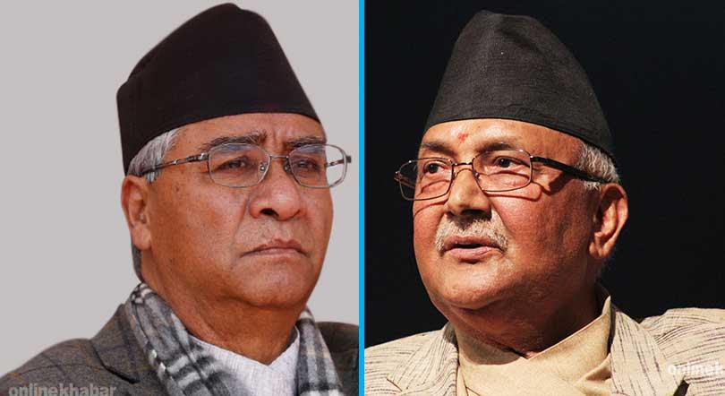 प्रधानमन्त्रीसँग देउवाको भेटवार्ता