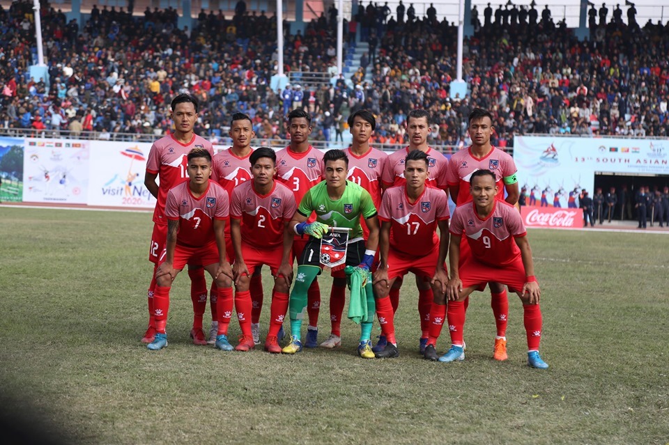 पुरुष फुटवलमा भुटान नेपालसंग ४- ० ले पराजित