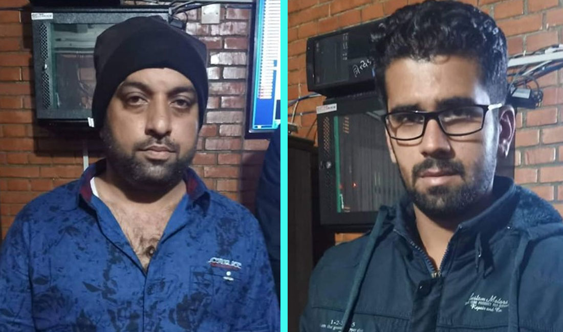 ११ सय ग्राम सुनसहित दुईजना भारतीय पक्राउ