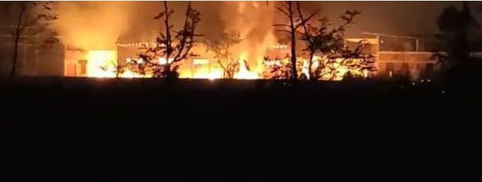 पशुपति बिस्कुट उद्योगमा भीषण आगलागी
