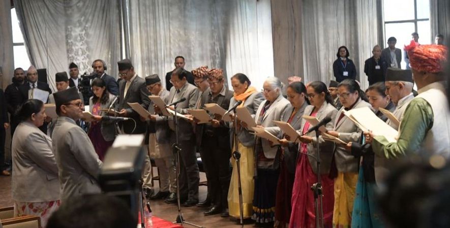 राष्ट्रिय सभाका  सांसदले लिए शपथ