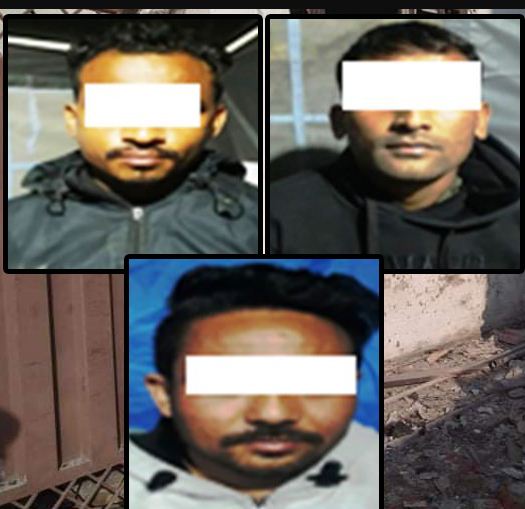 बाँस्कोटाको घरमा बम विस्फोट गराएको आरोपमा तीनजना पक्राउ