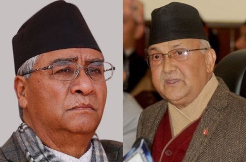 ओलीले कांग्रेससँग मन्त्रालय भागवण्डा कै तहमा छलफल थाले, देउवा भन्छन ज्योतिषले ७ पटक प्रधानमन्त्री बन्नुहुन्छ भनेको छ