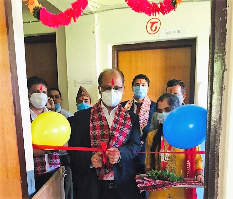 पर्वतको कुश्मामा ग्लोबल आइएमई बैंकको नयाँ एक्सटेन्सन काउन्टर