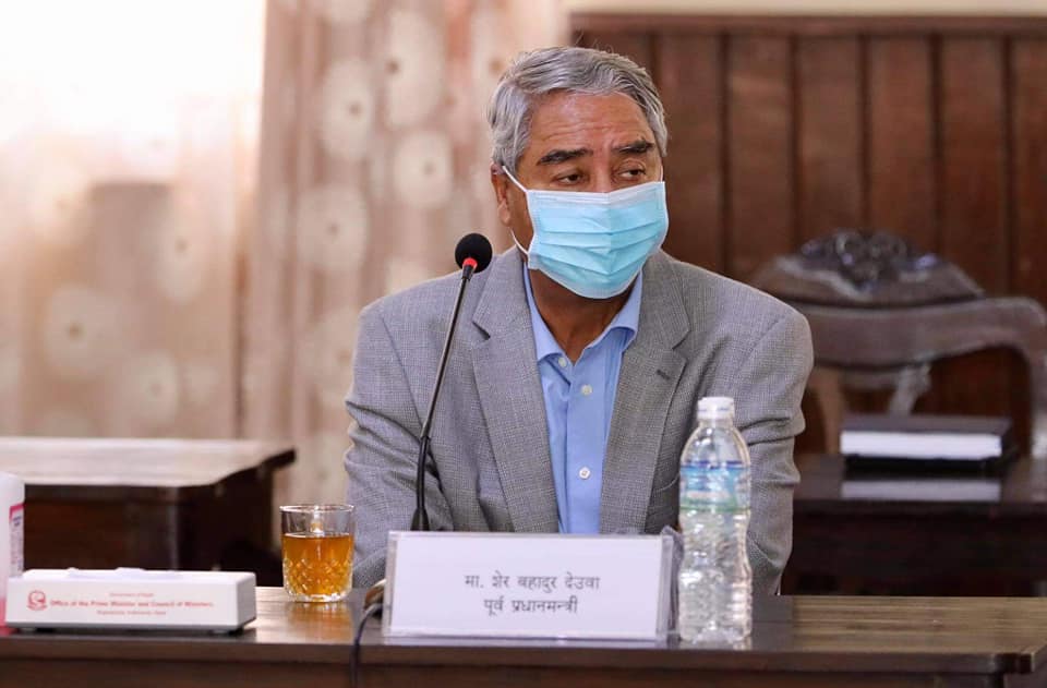 सभापति देउवाले दिए प्रधानमन्त्रीलाई ७ बुँदे सुझाव