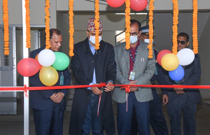 त्रिभुवन विमानस्थलमा ३ सय ५० सुरक्षाकर्मी अट्ने स्थायी आवासगृह निर्माण