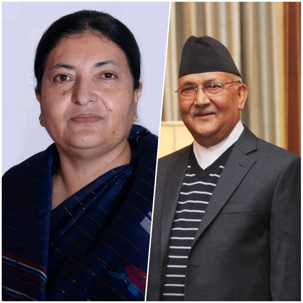 प्रधानमन्त्री र राष्ट्रपतिबीच भेटवार्ता