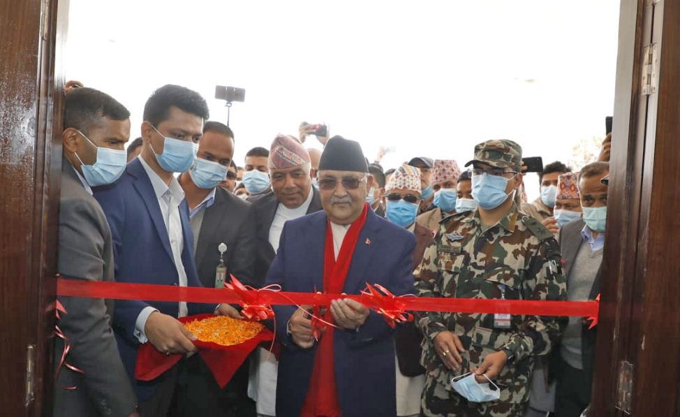 पुनर्निर्मित मन्त्रिपरिषद् कार्यालय प्रधानमन्त्रीले गरे उद्घाटन