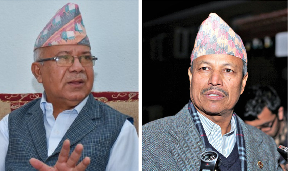 ओलीको निर्णय : माधव नेपाल र भीम रावललाई ६ महिना निलम्बन