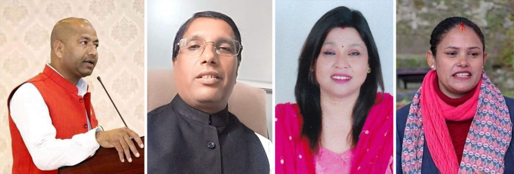 लुम्बिनी प्रदेशका ४ नवनियुक्त  मन्त्रीले लिए शपथ