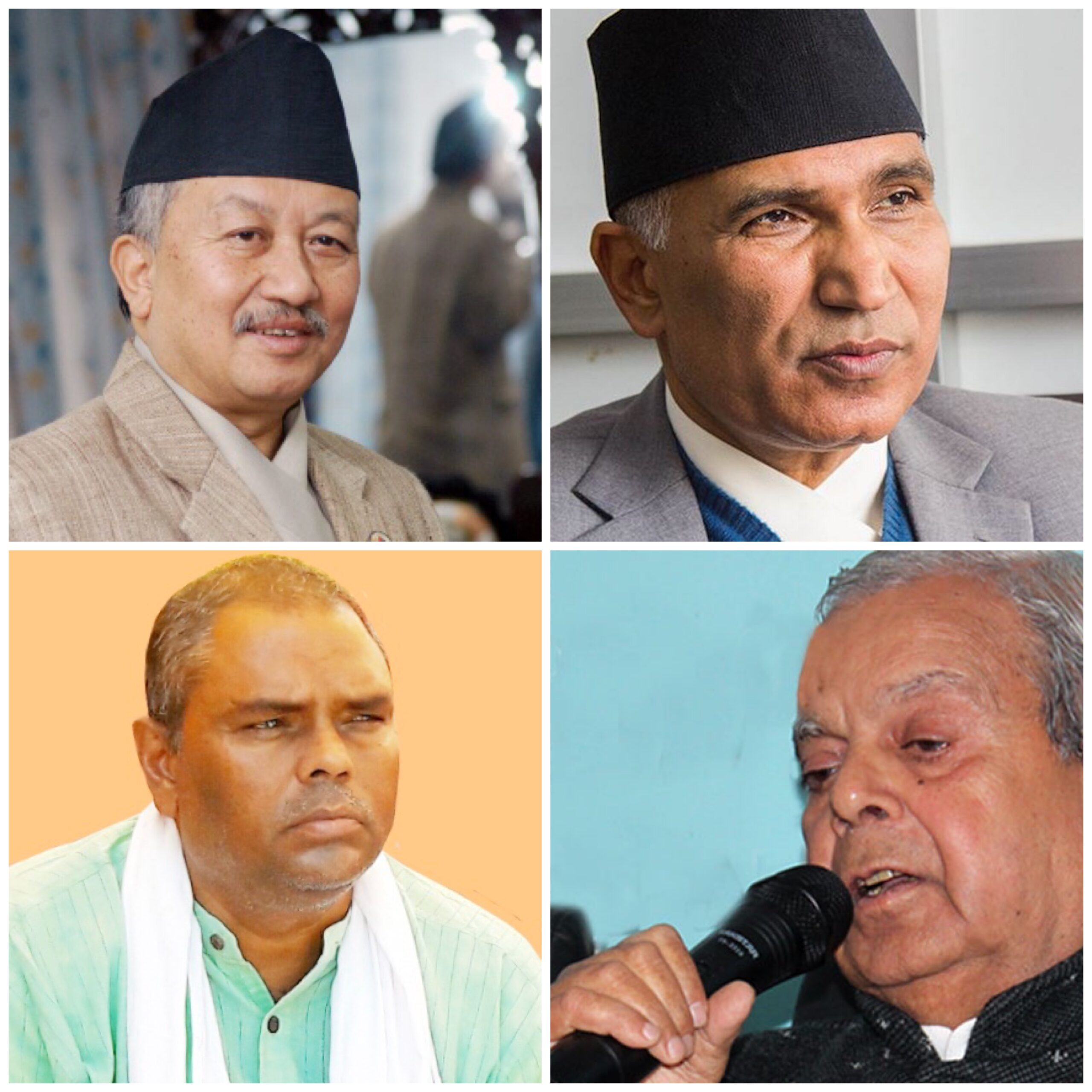 माधव नेपालसंग नेम्बाङ्ग र पौडेलको भेट, ठाकुर र महतो भारतीय दुतावासमा