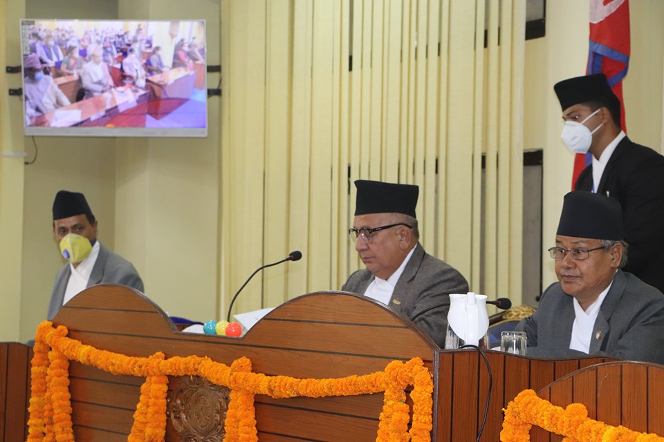 बागमती प्रदेशको नीति तथा कार्यक्रम  बहुमतले पारित