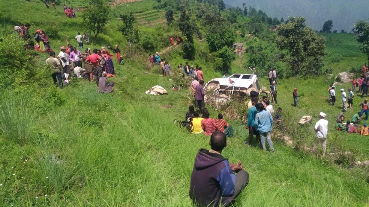 बैतडीमा जीप दुर्घटना हुँदा तीन जनाको  मृत्यु
