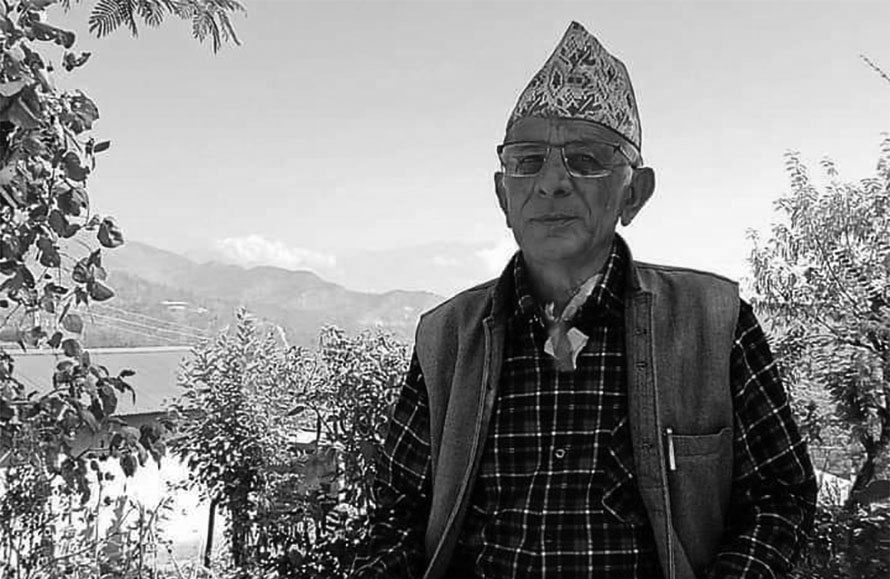 नुवाकोटको तारकेश्वर ४ का  वडाध्यक्ष अधिकारीको निधन