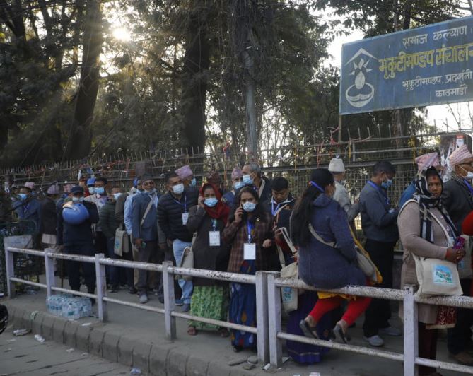 कांग्रेस महाधिवेशनः  सभापति चयनको लागि दोस्रो चरणको मतदान सुरु