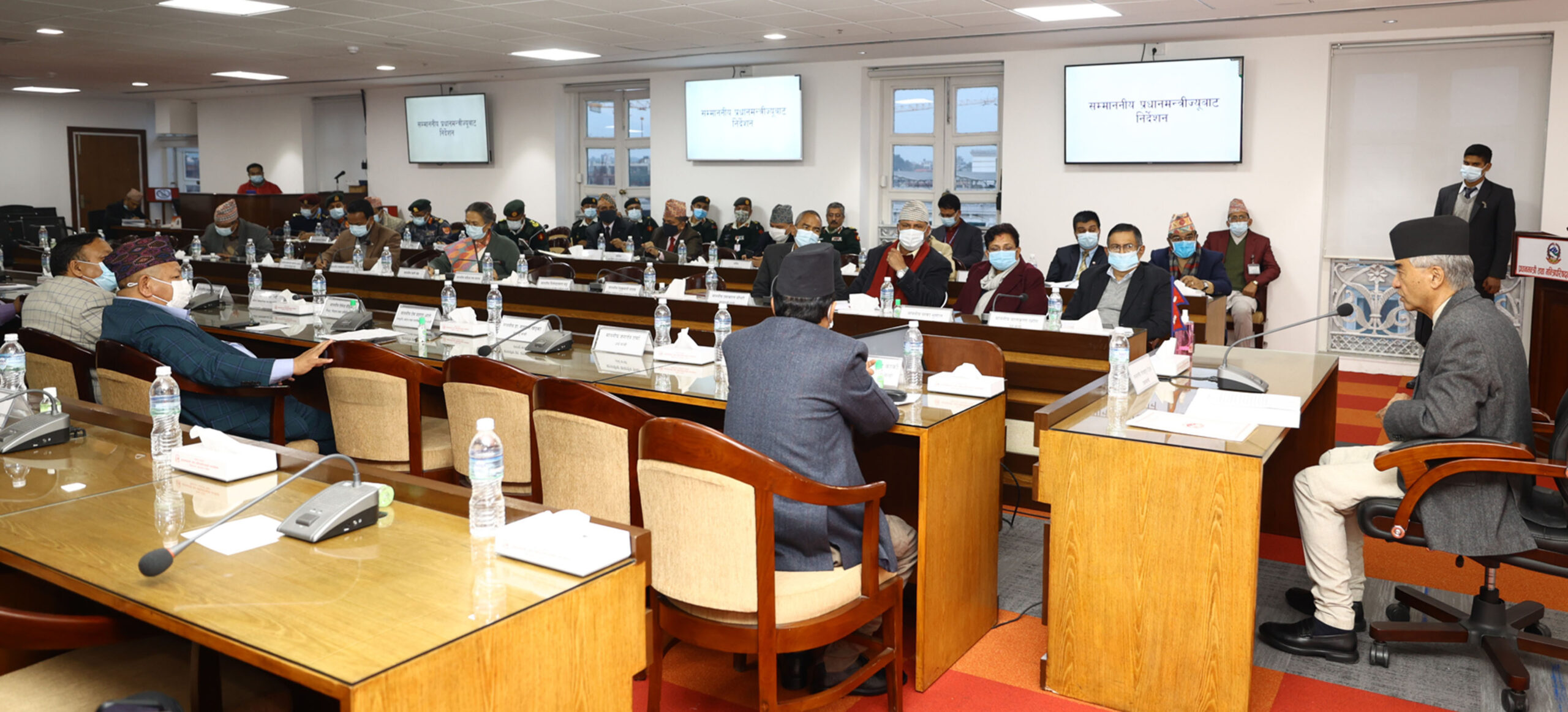 प्रधानमन्त्रीको निर्देशन : ओमिक्रोन भेरियन्टको संक्रमण बढन नदिन र  उपचारमा विशेष ध्यान दिनु