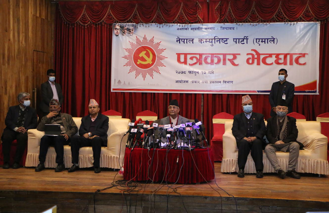 सरकार विघटन गरेर  नयाँ जनादेश अनुसार अघि बढ्नुपर्छ – ओली