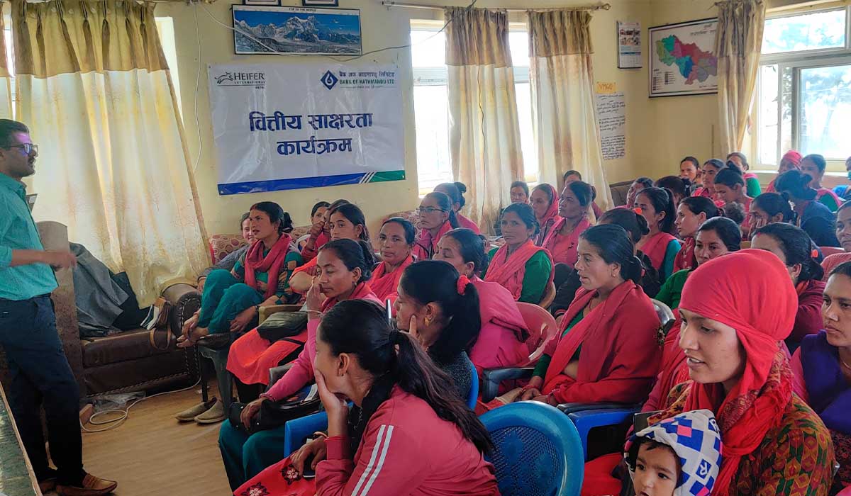 बैंक अफ काठमाण्डूको वित्तीय साक्षरता सम्पन्न