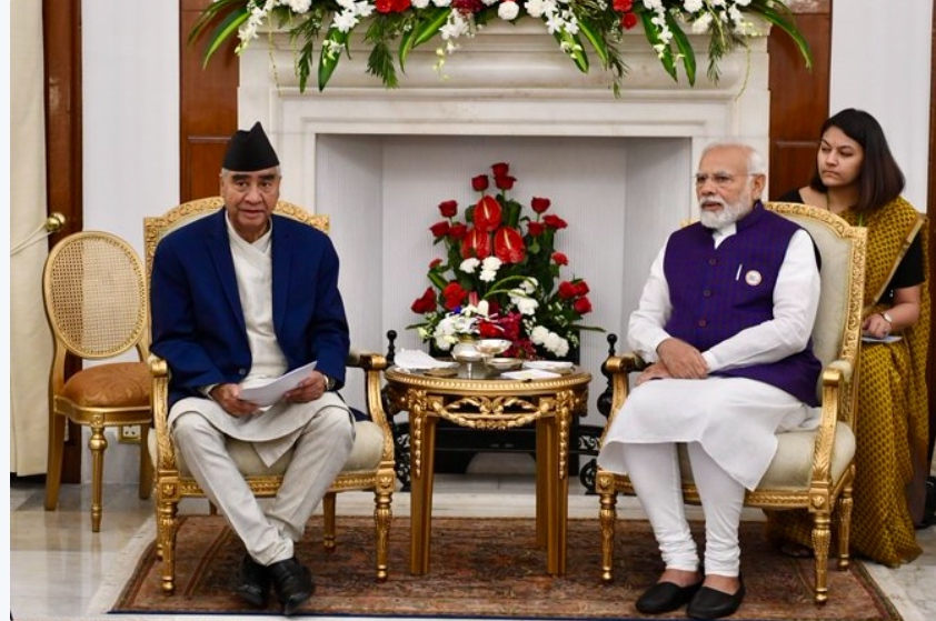 भारत भ्रमण सकेर प्रधानमन्त्री देउवा आज स्वदेश फर्कदै