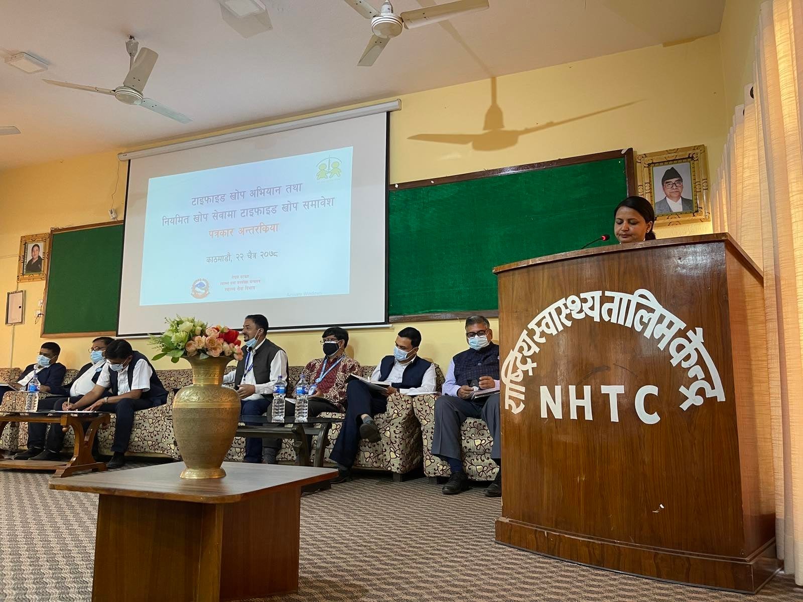 देशभरका बालबालिकालाई टाइफाइडविरुद्धको खोप दिने