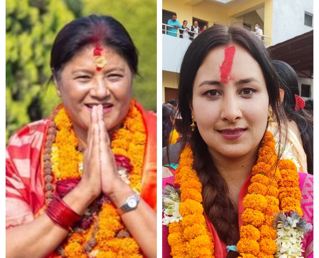 काठमाडौंमा कांग्रेसबाट दुई महिला सिर्जना र रजनी प्रमुखका दावेदार
