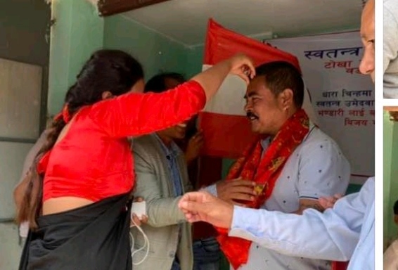 टोखामा वडा अध्यक्षका उम्मेदवार भण्डारी कांग्रेस प्रवेश
