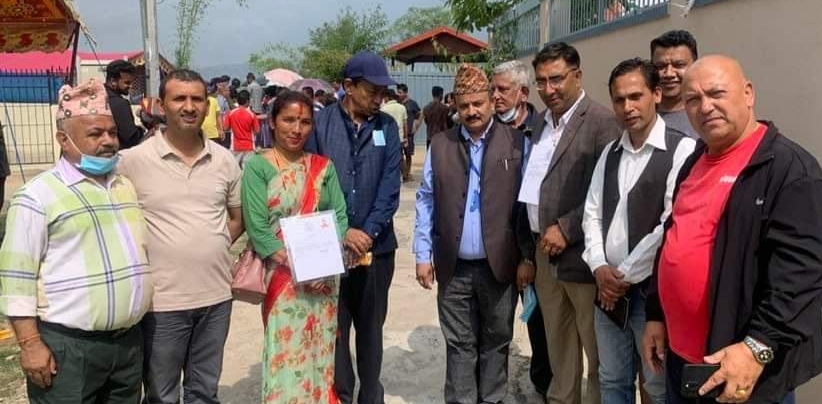 बुढानिलकण्ठ वार्ड नं ४ मा कांग्रेसका केसी सहित प्यानलै विजयी