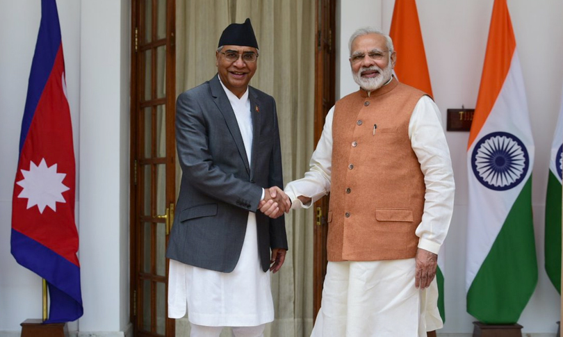 भारतीय प्रधानमन्त्री लुम्बिनीमा