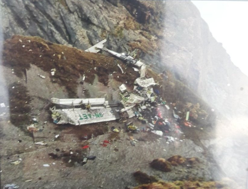 तारा एयरको विमान दुर्घटनाग्रस्त अवस्थामा भेटियो