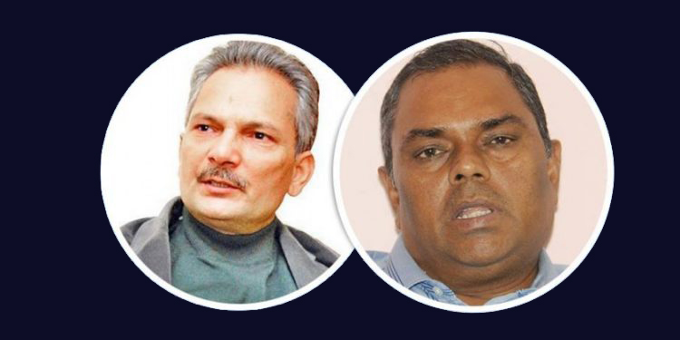 डा.बाबुराम  भट्टराई र उपेन्द्र  यादव अलग्गिए