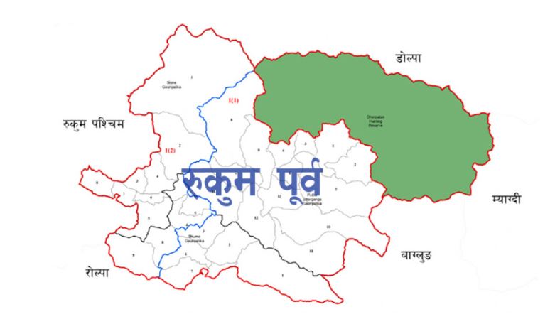 रुकुम पूर्वमा वस दुर्घटना, चारको मृत्यु