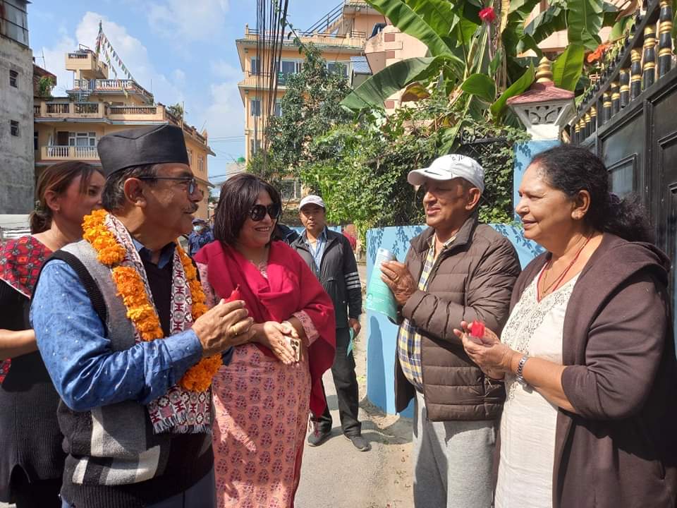 काठमाडौं – ६ मा भिमसेन दासको ‘ह्याट्रिक’ दौडाहा (तस्वीरहरु सहित )